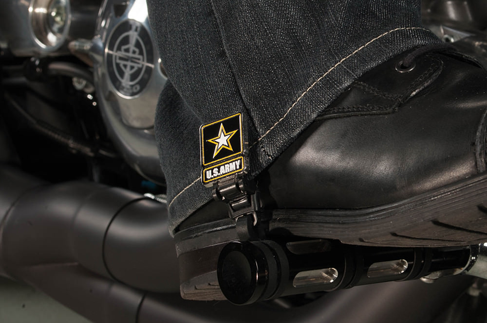 4" US Army Biker Boot Straps