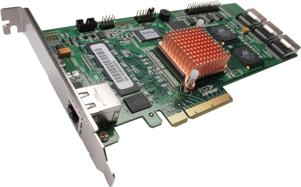 HighPoint RocketRAID 3530 12 Channel PCI-E SATA II IOP Based RAID Controller