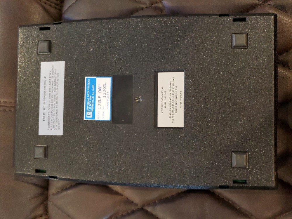Vintage UDS Universal Data Systems Model 103A/OLP Modem 103LP OA