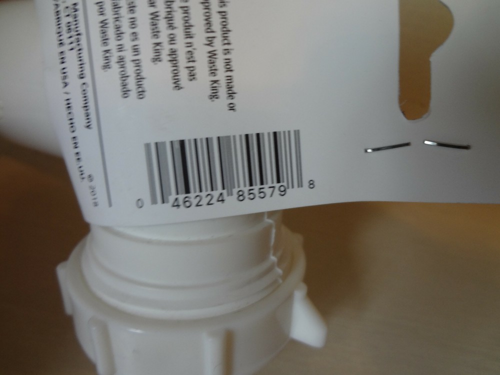 PlumbPak 4" Disposal Elbow 1-1/2" for kitchen PP855-79 (includes nut)