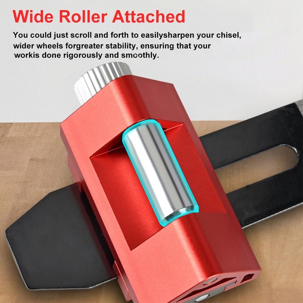 Honing Guide for Chisels and Planes, Adjustable Chisel Sharpening Jig