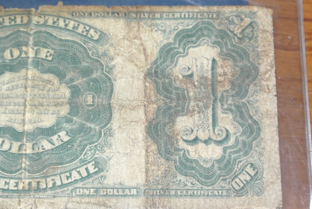 FR. 223 1891 $1 ONE DOLLAR “MARTHA” SILVER CERTIFICATE CURRENCY NOTE