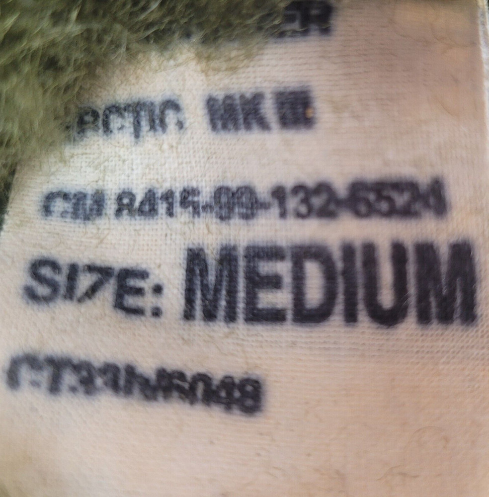 Used Good Medium British Army DPM Lined Mittens *mocinc.1982*