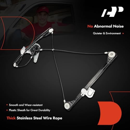 Manual Window Regulator Compatible with Oldsmobile Front Driver Side (LH)