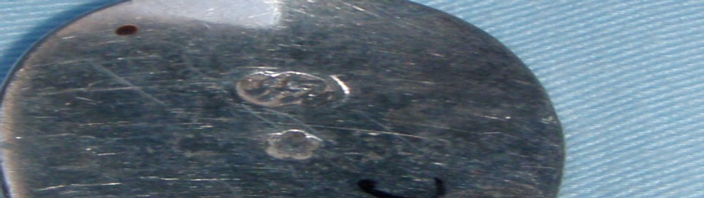 AUSTRI-HUNGARY LADLE CIRCA 1886 SILVER 800 SIGNED INITIAL "B" SIGNED -3.65 Oz