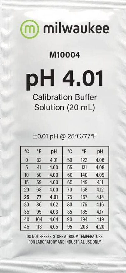 Milwaukee Buffer Solution pH 4.01 - Lot of 3