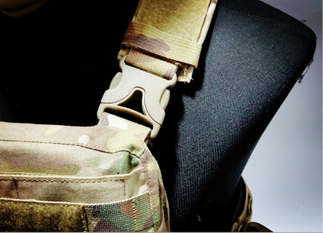 Tactical Quick Release Removal Hook & Loop For Tactical AVS Vest Shoulders