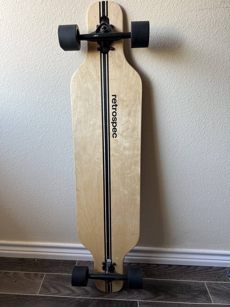 RETROSPEC NEW Skateboard Complete Longboard 41" Rift Drop Through Maple Tange...