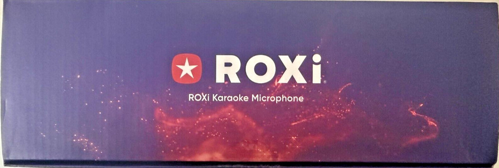 ROXi Karaoke Wireless Rechargeable Dynamic Microphone, Black