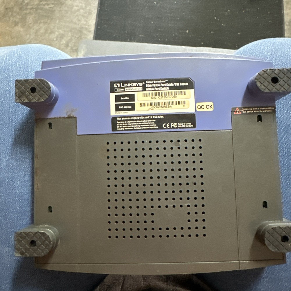 Linksys BEFSR41 EtherFast Cable/DSL Router