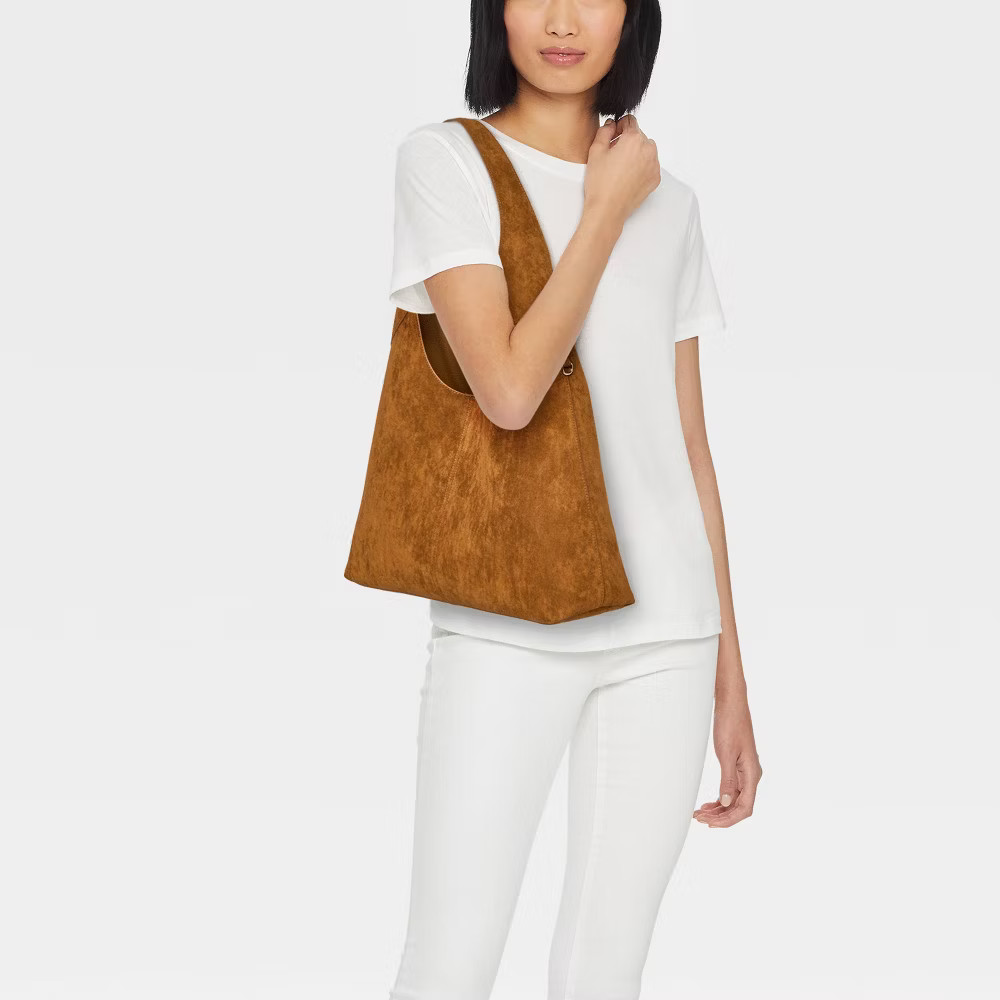 Oversized Slouchy Shoulder Bag - Universal Thread Brown