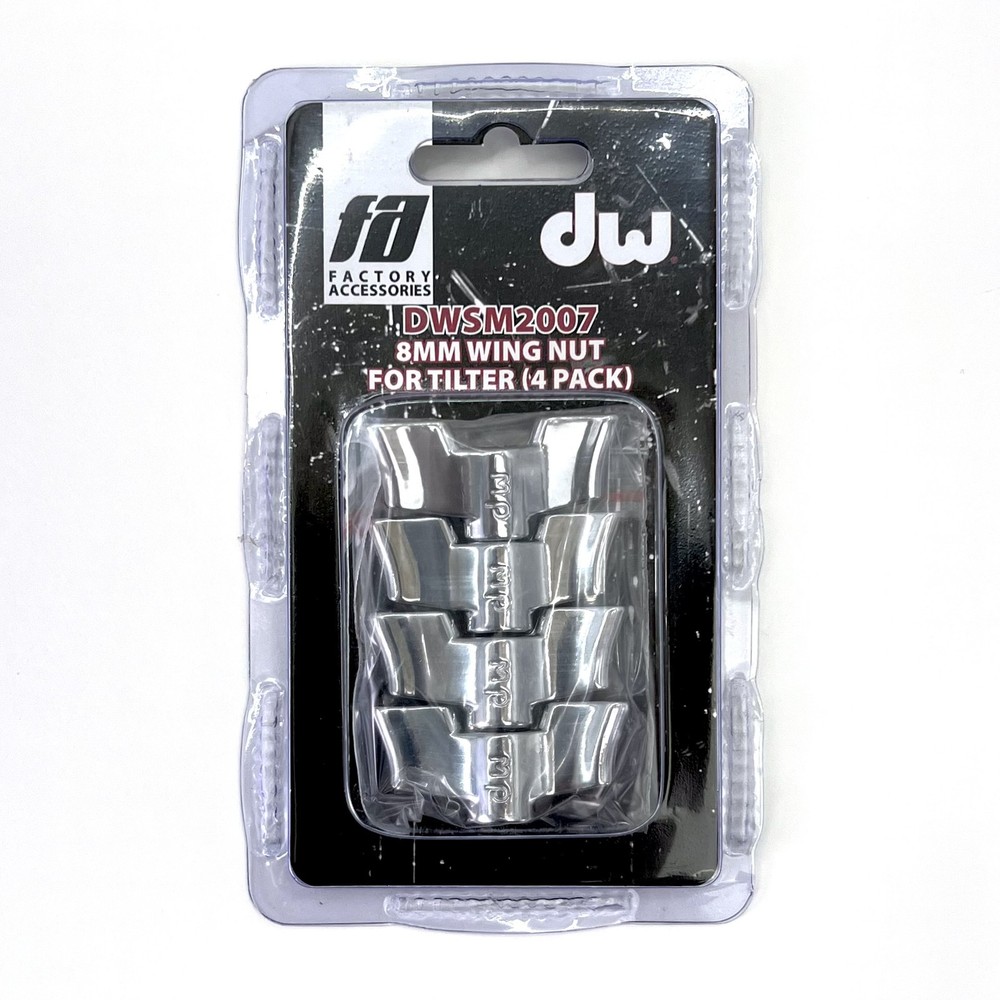 DW Drums DWSM2007 Cymbal Tilter 8mm Wing Nut (4 Pack)