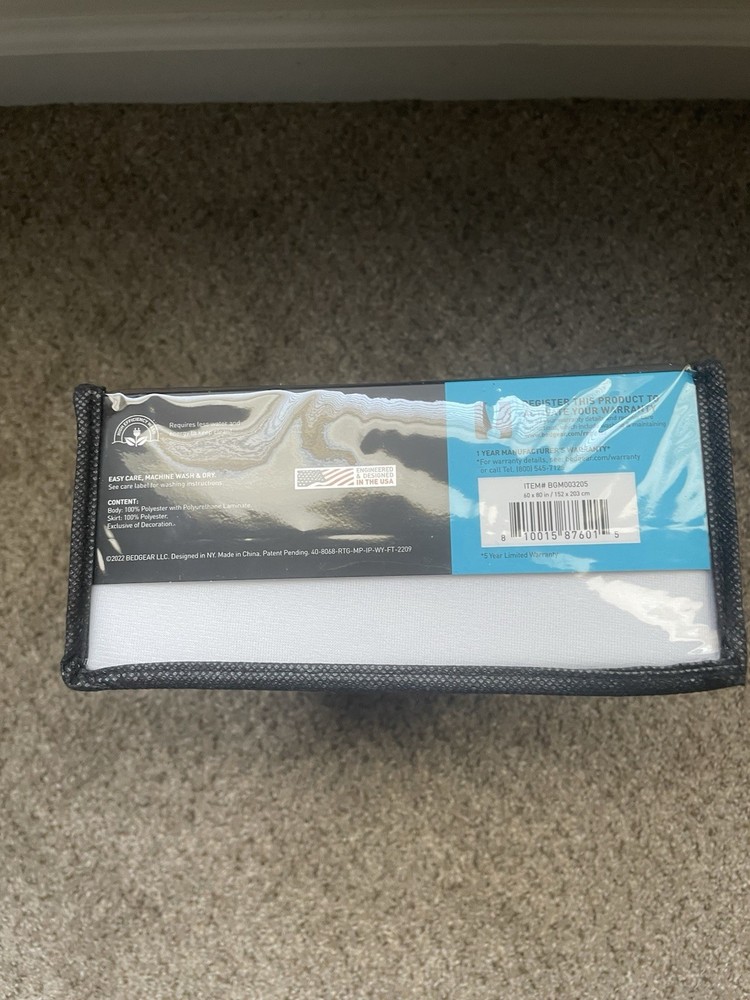 BGM32AWFK Bedgear iProtect Mattress Protector - Queen (NEW)