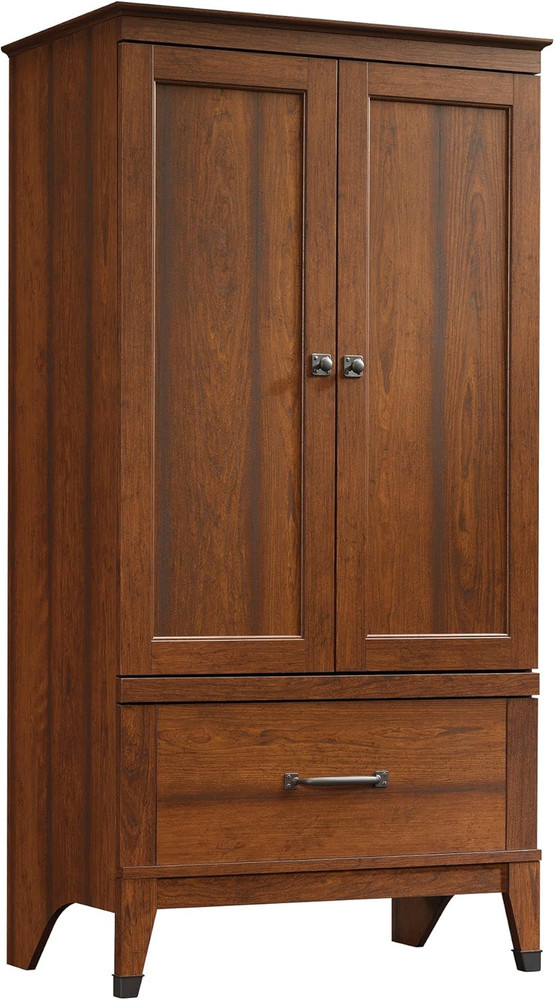 Carson Forge Armoire in Washington Cherry - Stylish Storage Solution