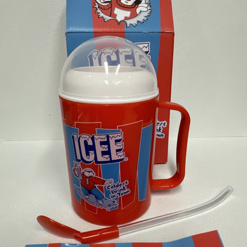 Icee Slushie Making Cup With Straw In Box