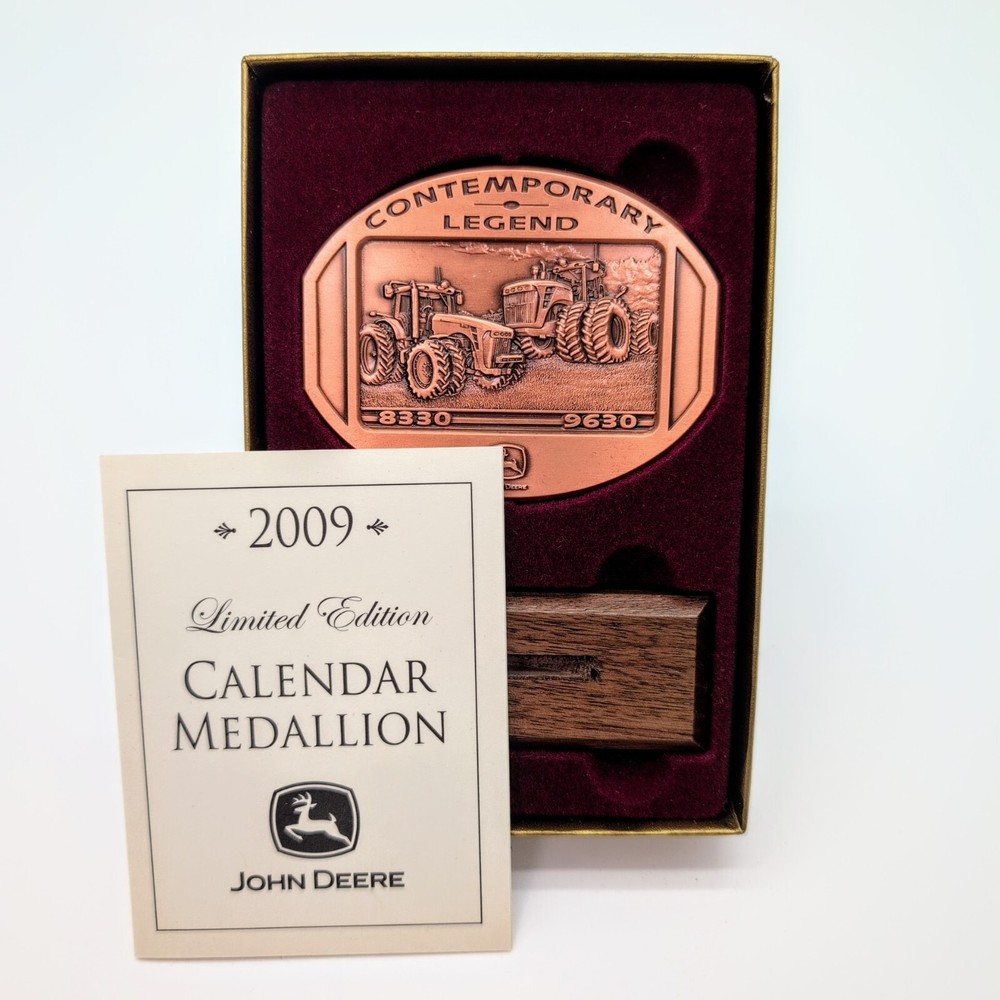 John Deere 2009 Calendar Medallion