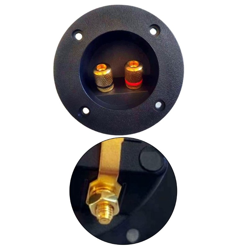 2 Way Speaker Junction Box Speaker Binding Post Cup for Subwoofer Installation