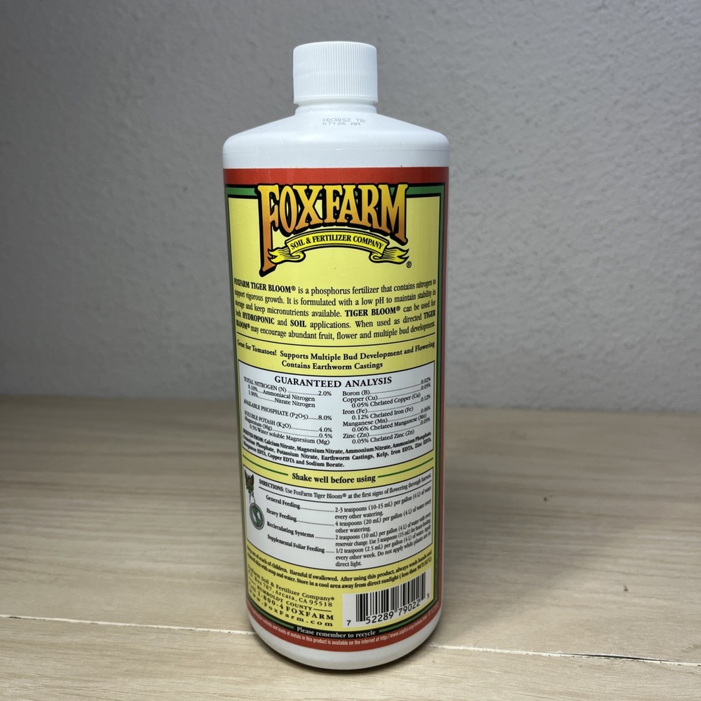 Tiger Bloom Fertilizer, 1-Qt.