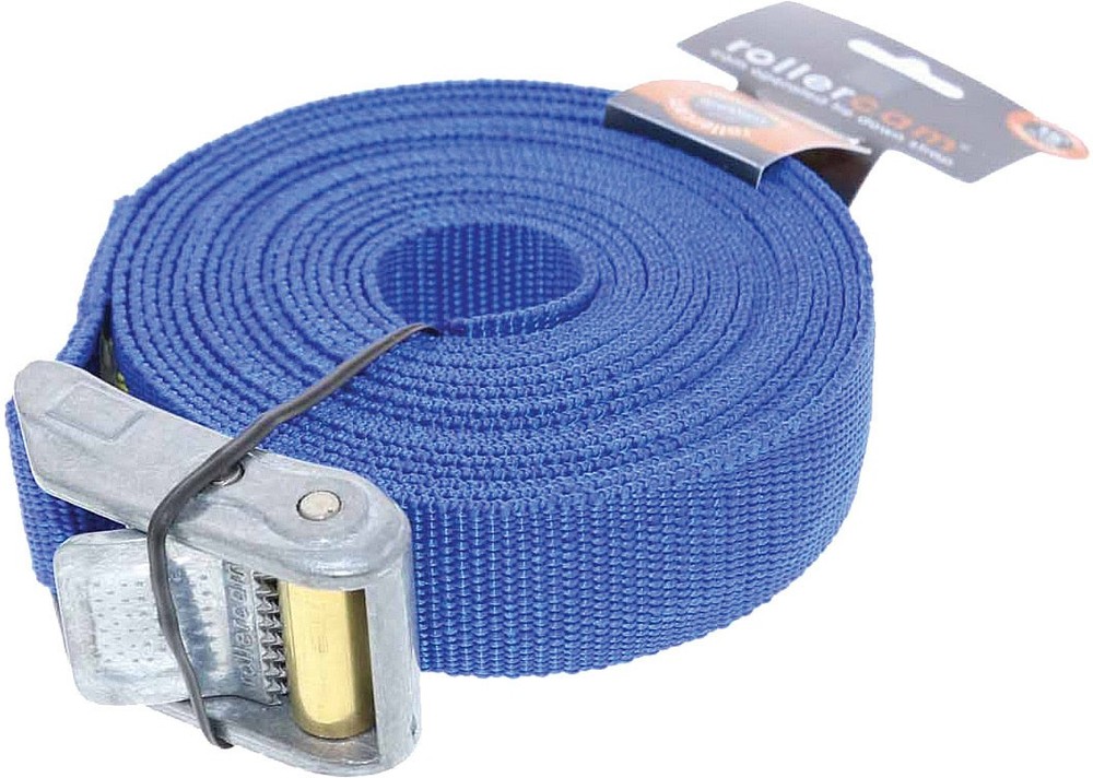 Rollercam Classic 6ft Cam Straps & Cargo Nets Set with Loop End - Heavy-Duty