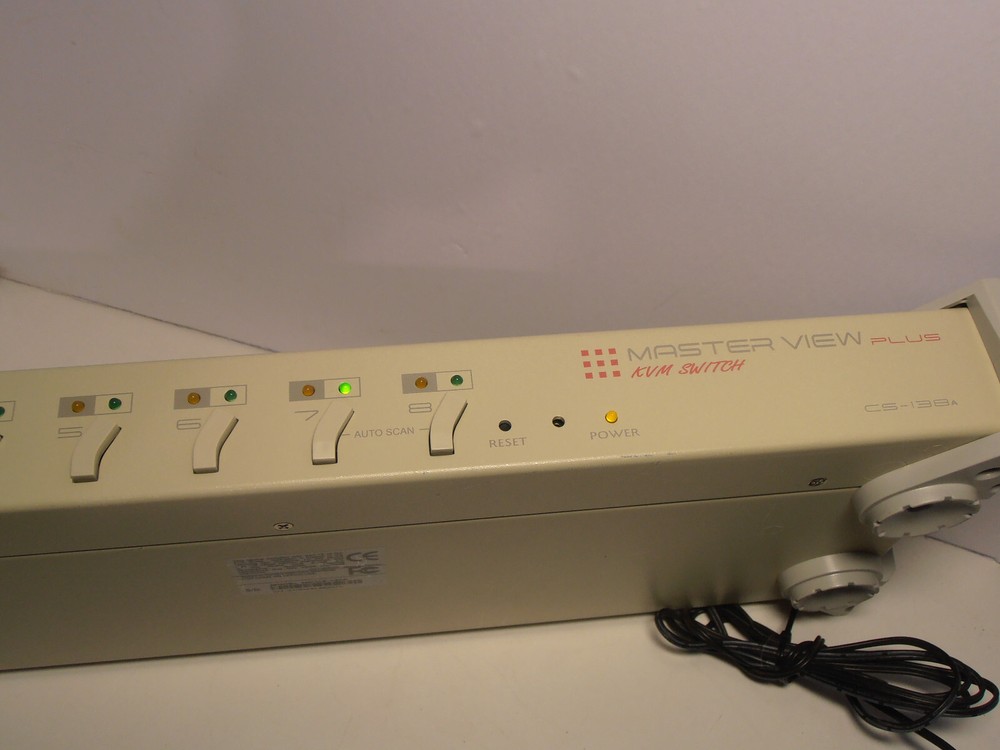 Master View max (CS138A) 8-Ports External KVM Plus switch 