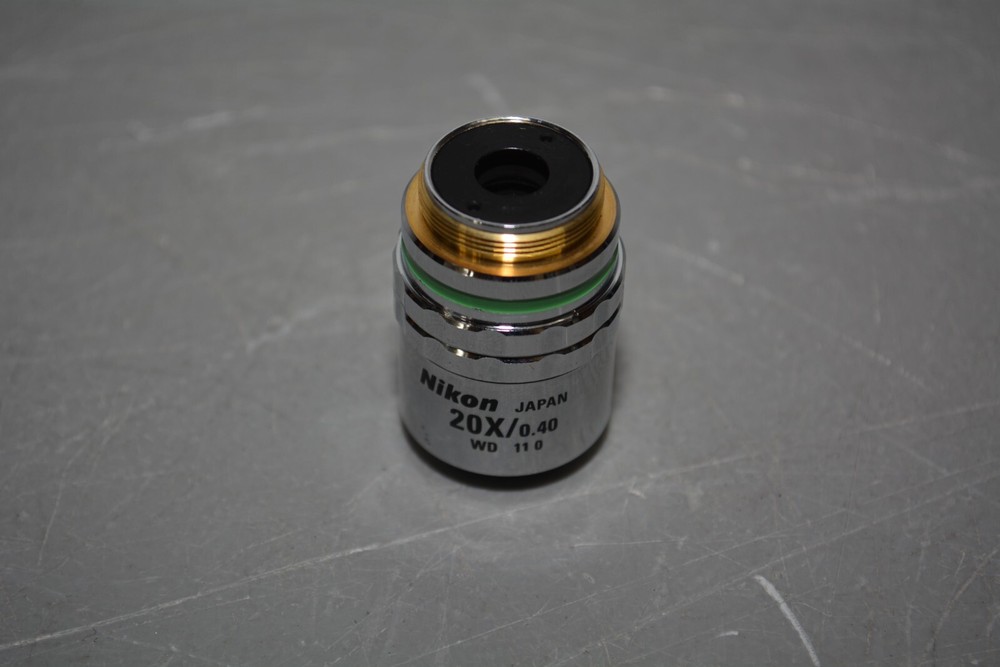 ^ Nikon CF Plan 20x/0.40 EPI Microscope Objective #X1807