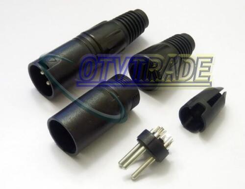ONE XLR Male 3-pin Plug Connector MicrophPatch NEW
