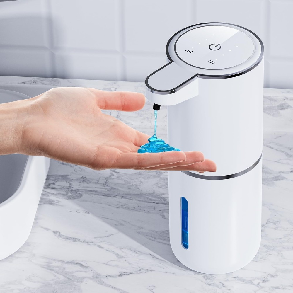 Automatic Liquid Soap Dispenser, 12.8oz/380ml Wall Mount Touchless Soap Dispe...