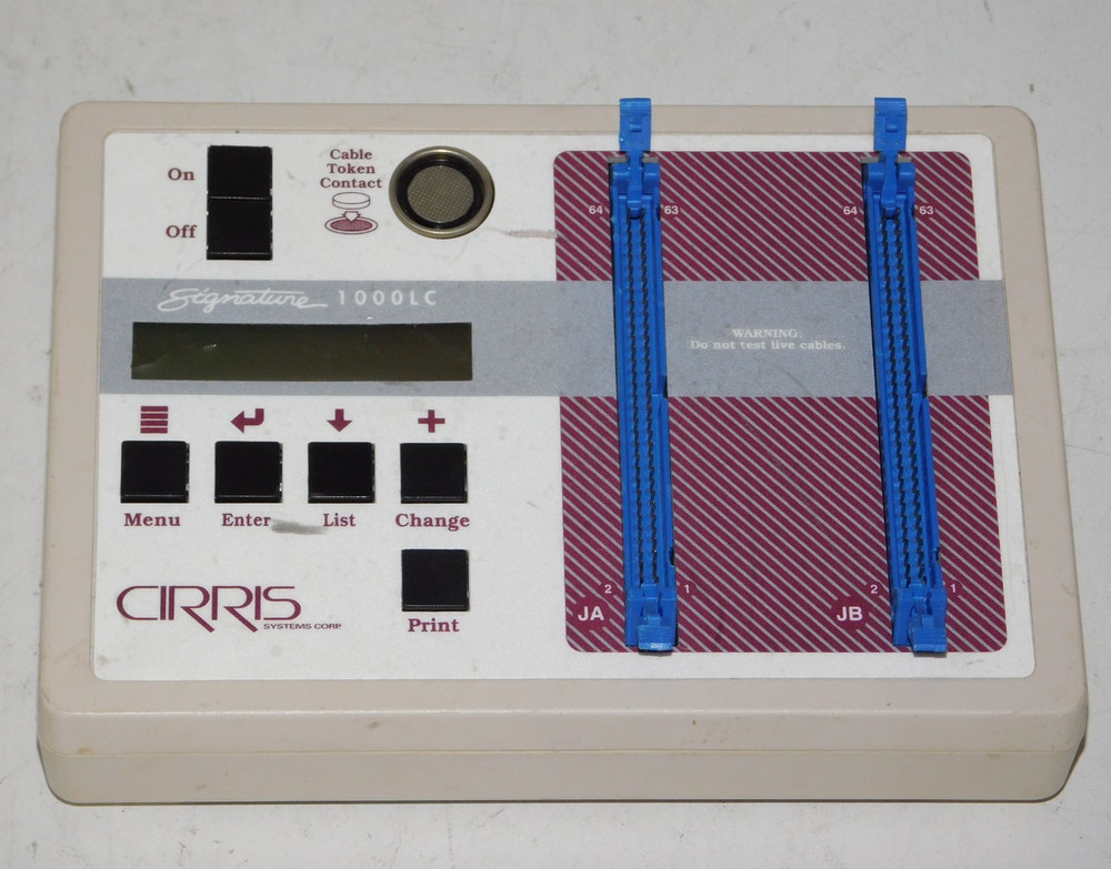 Cirris Systems 1000LC Signature True Cable Harness Tester Analyzer Module USA