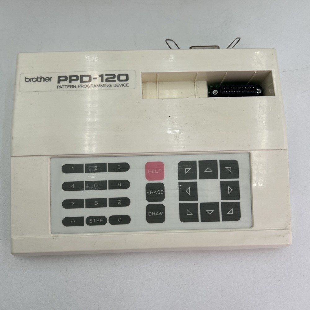 Brother PPD-120 KnitKing Pattern Programming Device Machine Cartridge III Boxed