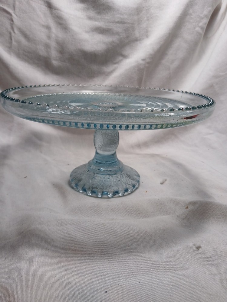 Jeannette HARP BLUE 10" CAKE STAND