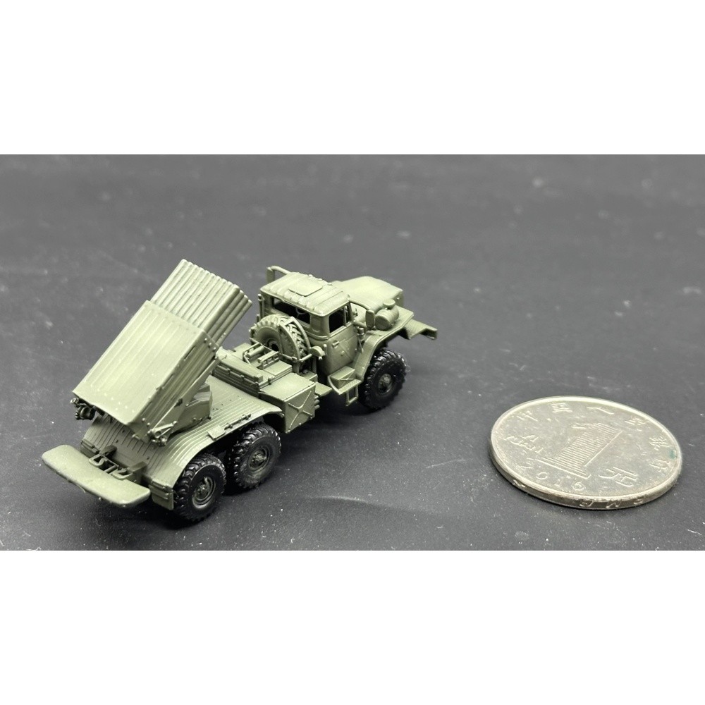 1/144 Soviet BM-21 Grad Multiple Rocket Launcher System Painted Finished Model