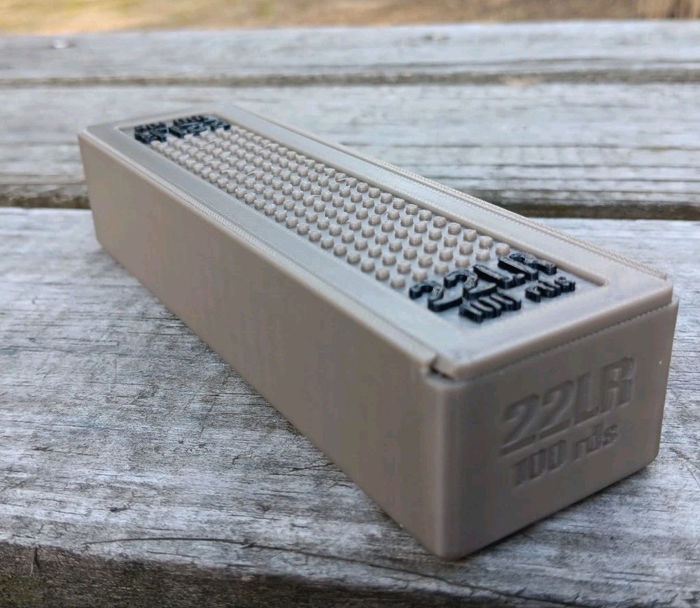 22LR Ammo Box 100rd Capacity (3 Pack)