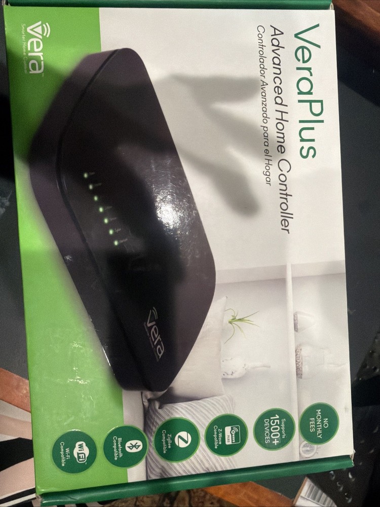 Vera Plus Advanced Smart Home Controller, Z-Wave, Bluetooth, Zigbee, WiFi