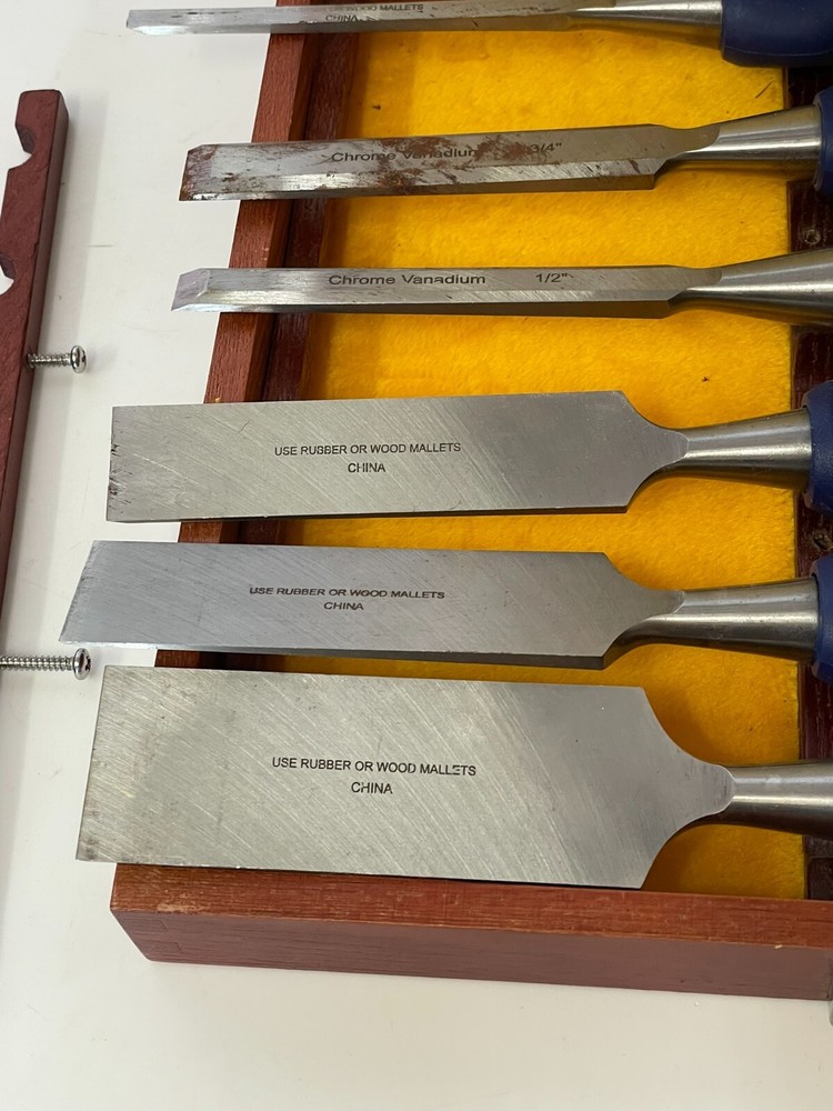 152- Mastergrip Chisel Set Of 6 Woodworking Carpentry Tools