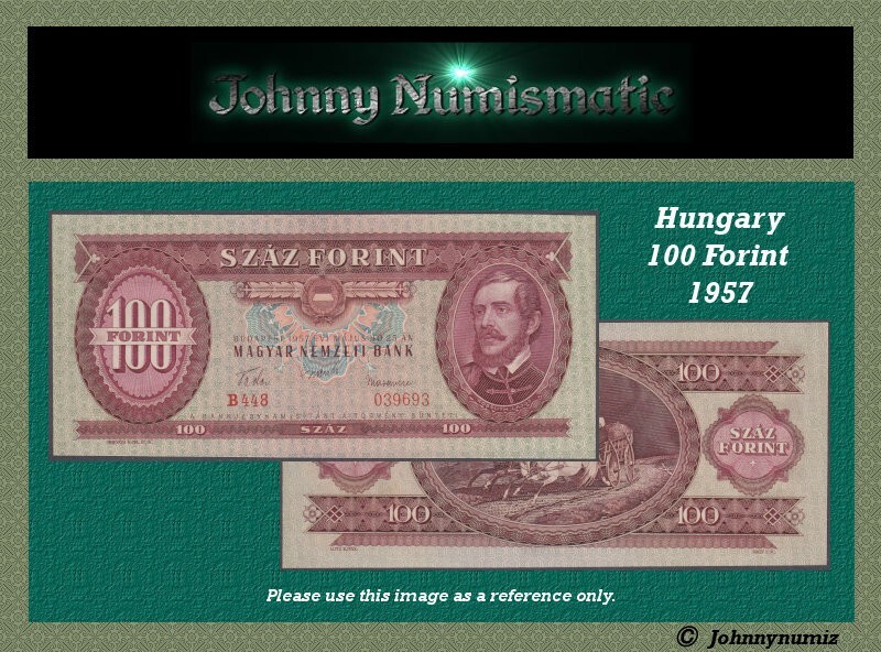 Hungary 100 Forint 1957 UNC