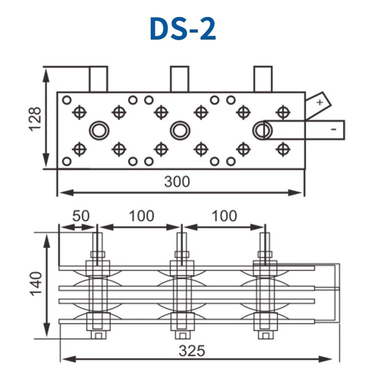 Welding machine three-phase rectifier DS400A 300*98 CO2 gas protection charger