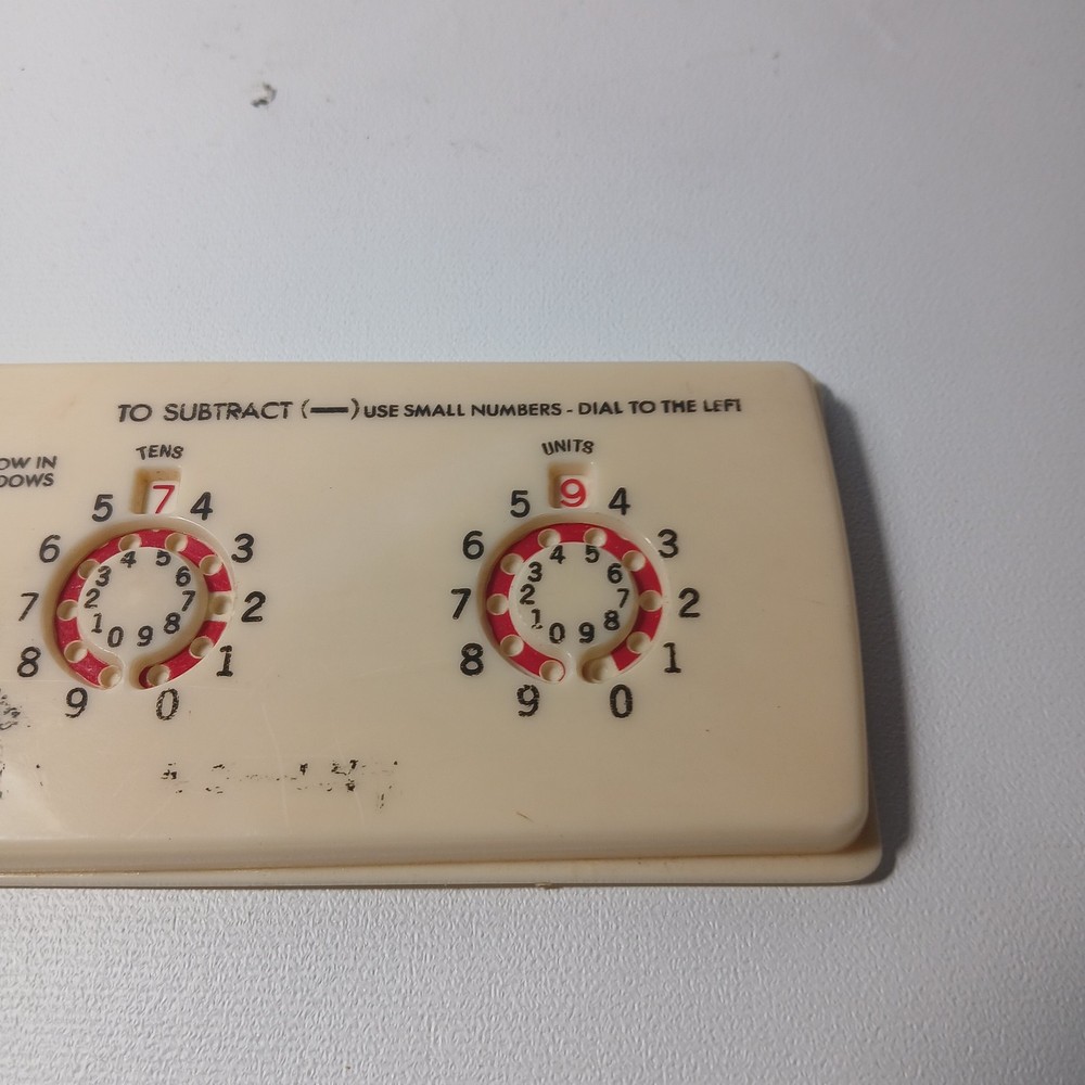 Vintage Sterling Dial-A-Matic Automatic Adding Machine, Original Pick, And Box!!