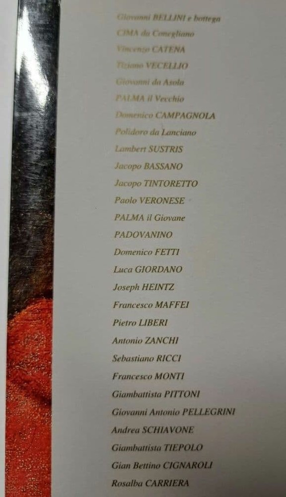 Exhibition Catalog Sparkling Venetian Paintings
