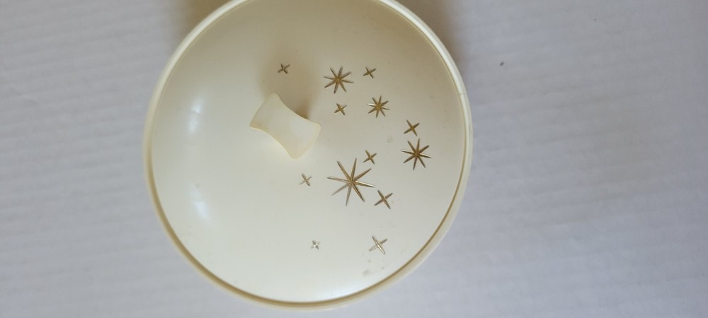 Vintage Avon Vanity Box Retro Dusting Powder Container Mid Century Decor Empty