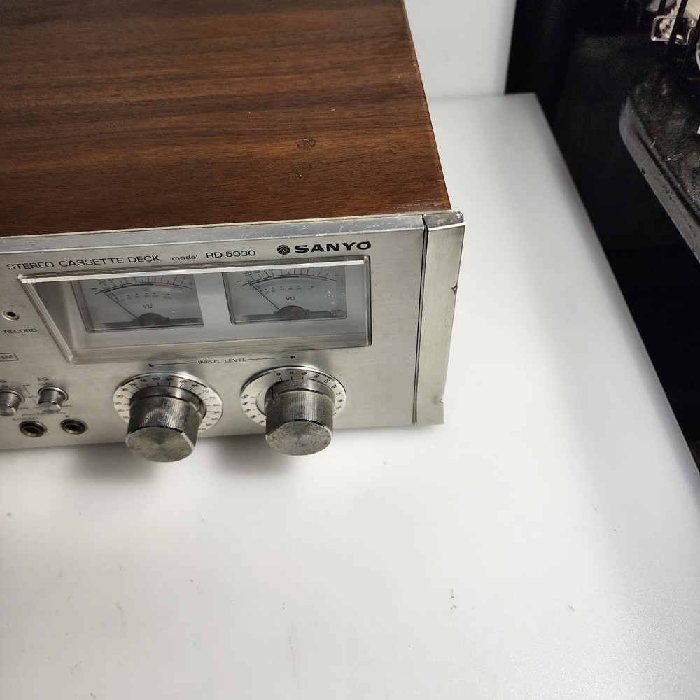 Sanyo RD 5030 Stereo Cassette Deck Tested Working