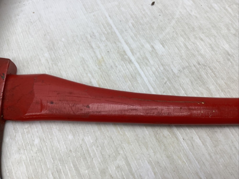 vintage Collins "connie" pattern axe red