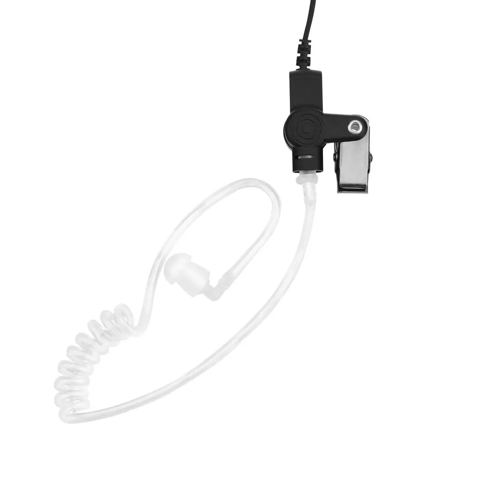 Commountain Earpiece with PTT/Mic Compatible for Kenwood Baofeng SAMCOM BTECH
