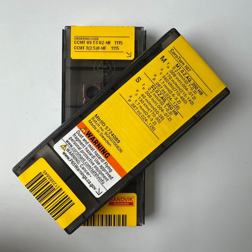10Pcs/BOX Sandvik CCMT09T302-MF 1115