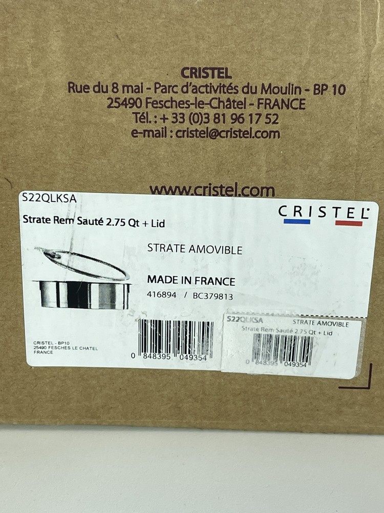 Strate Rem Saute 2.75 Qt Pan Without Lid *Has Dent*