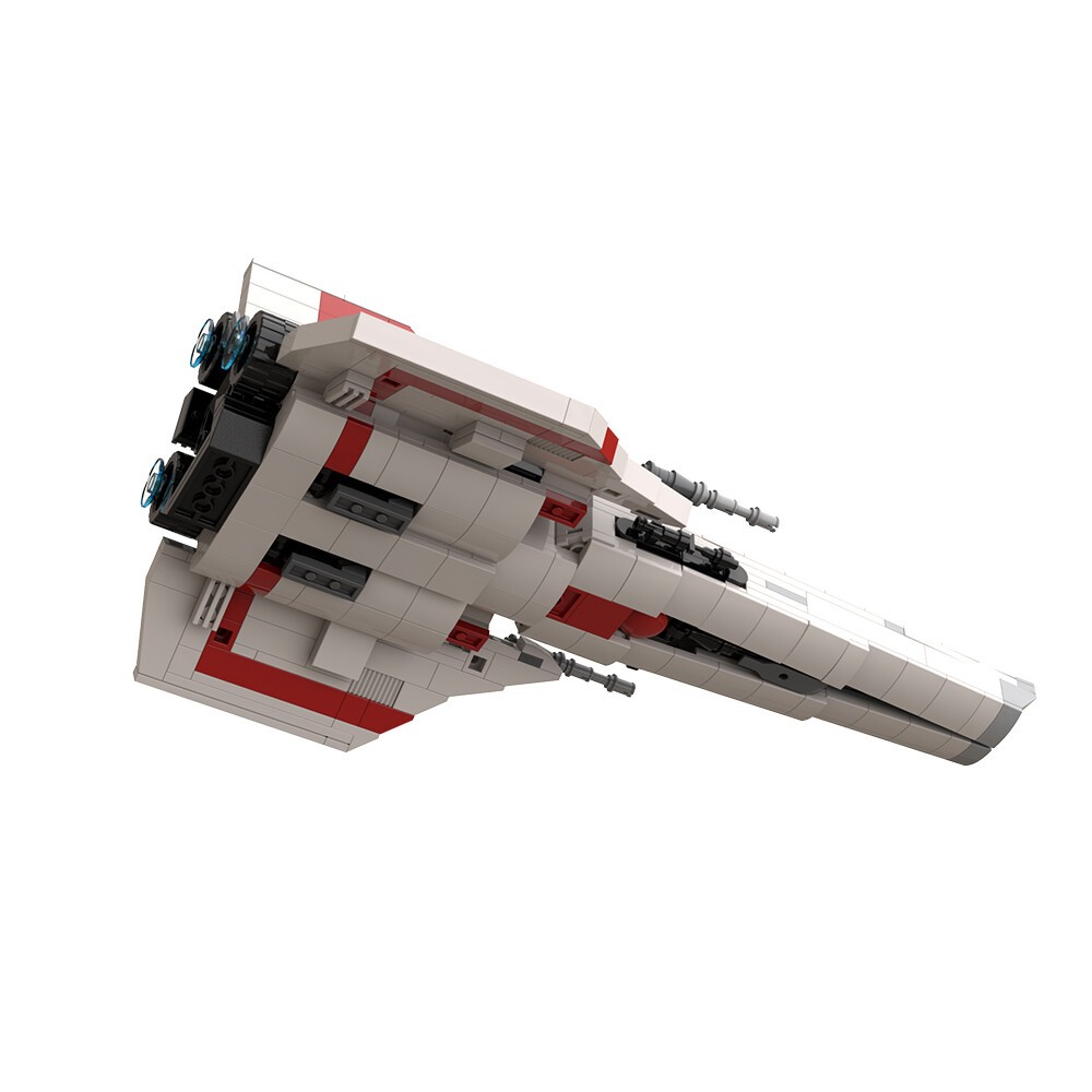 Colonial Viper MK1 MOC Model Space Fighter 609 Pcs