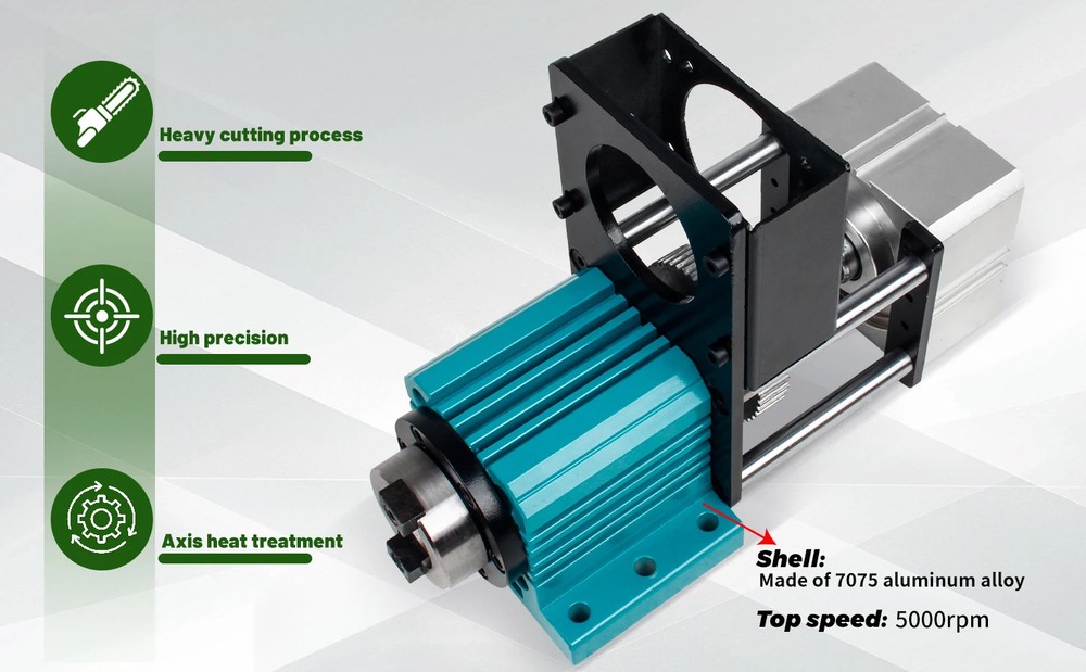 BT30 Non-Powered Spindle Cylinder Pneumatic Semi-Automatic Tool Changer Spindle