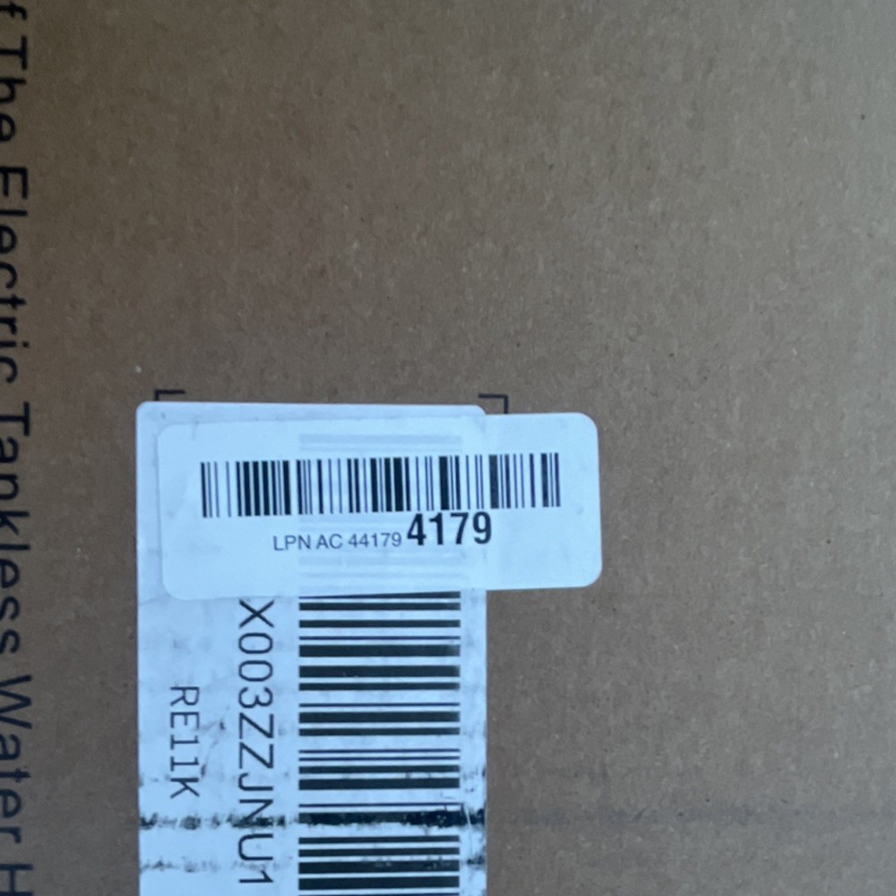 Ranein RE11K 11kW 240V 46A Electric Tankless Wall-Mount Water Heater Black