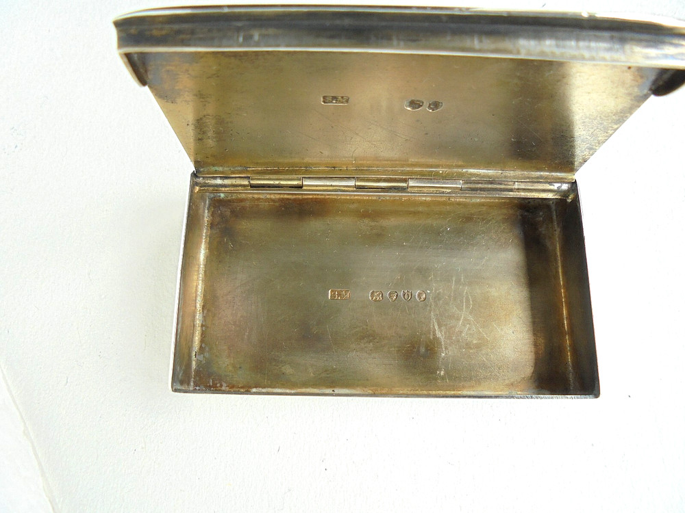 Sampson Mordan Silver Enamel Vesta Case 1889