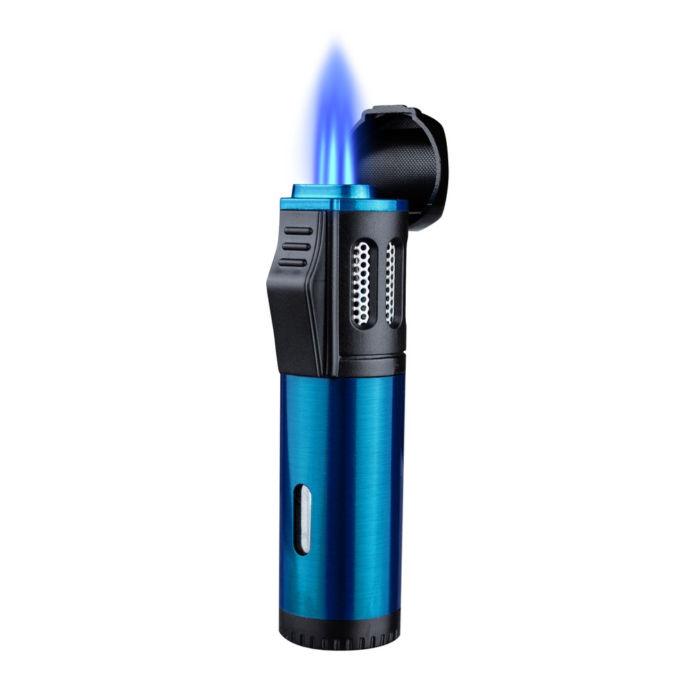 2 Pack Torch Lighter Triple 3 Jet Flame Refillable Butane Windproof Lighter