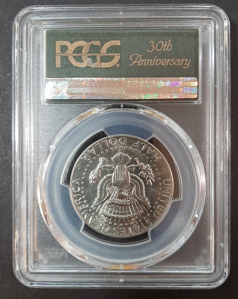 1984 P Kennedy Half PCGS MS64 - 30th Ann. Label!
